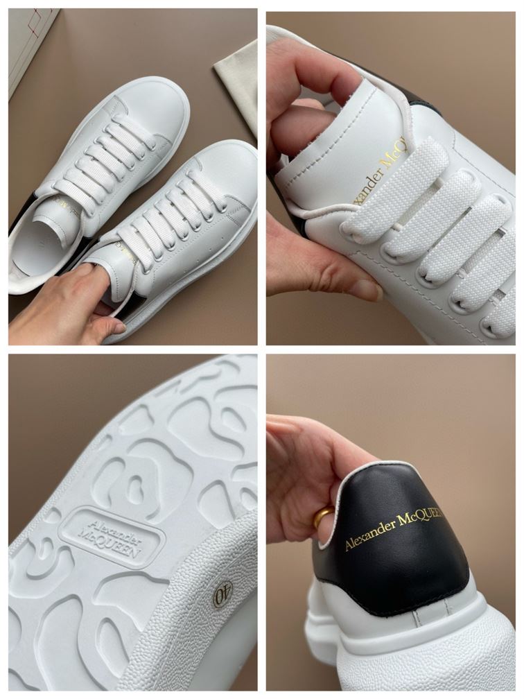 ALEXANDER MCQUEEN OVERSIZED LEATHER SNEAKERS - ALD017