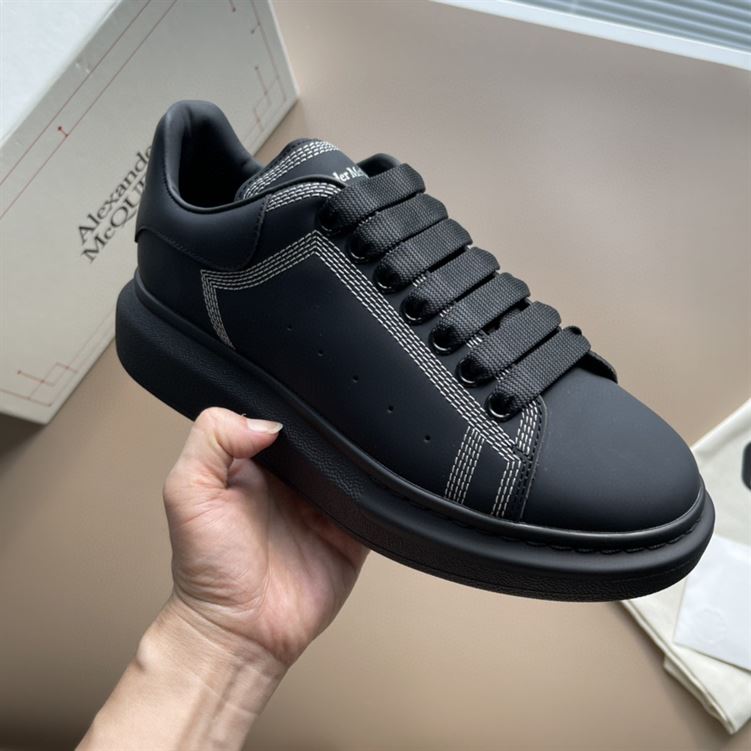 ALEXANDER MCQUEEN OVERSIZED LEATHER SNEAKERS - ALD018