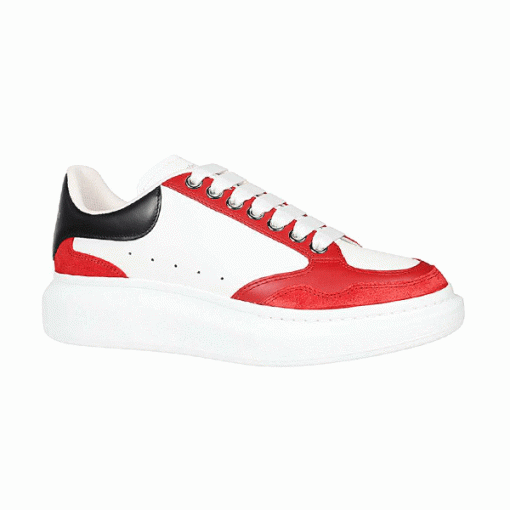 ALEXANDER MCQUEEN OVERSIZED SNEAKER IN BLACK/WHITE/RED - ALD037