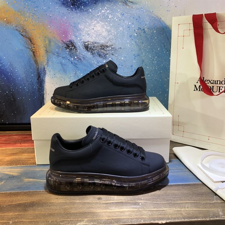 ALEXANDER MCQUEEN TRANSPARENT SOLE LACE-UP SNEAKERS - ALD032