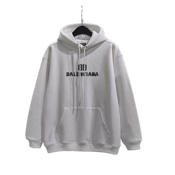 BALENCIAGA BB LOGO HOODIE - BH007