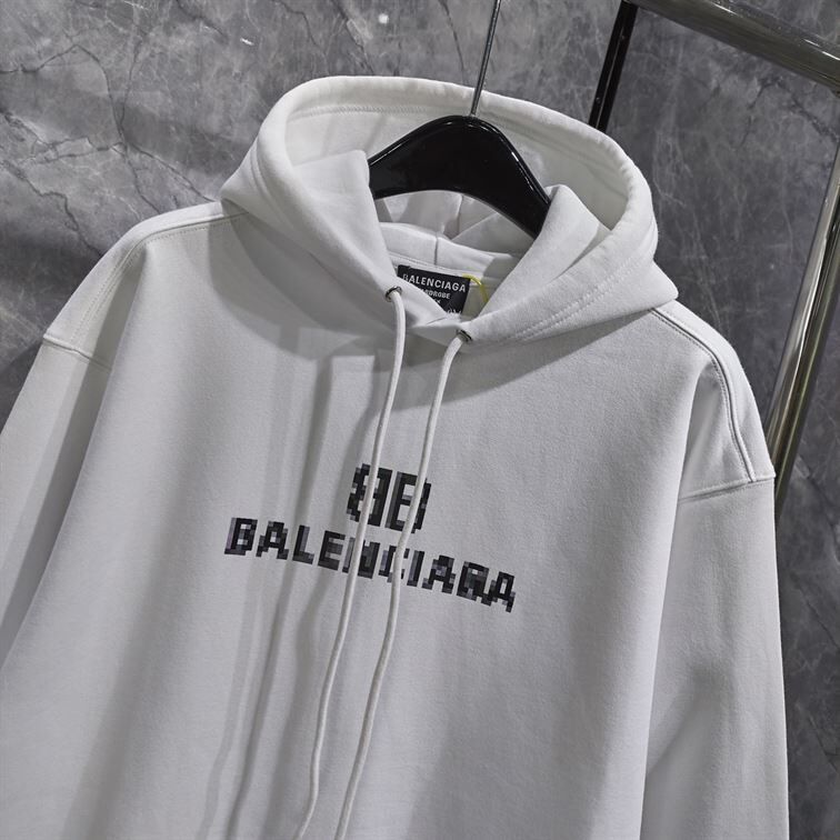 BALENCIAGA BB LOGO HOODIE - BH007