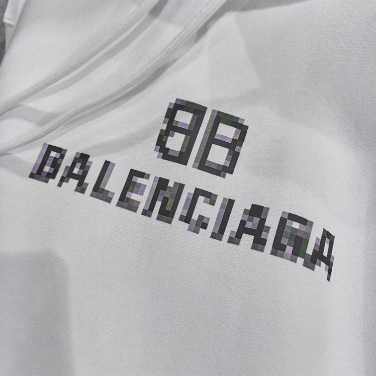 BALENCIAGA BB LOGO HOODIE - BH007
