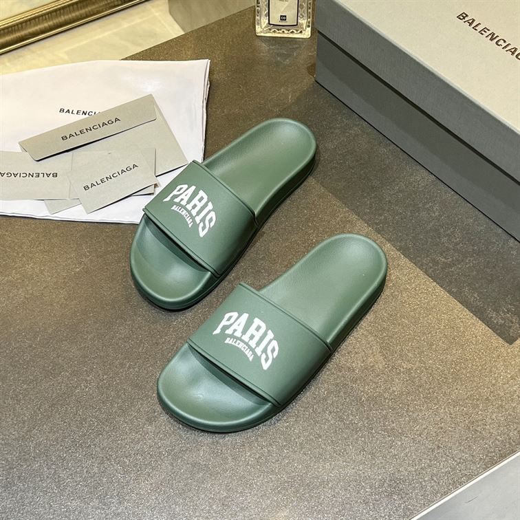 BALENCIAGA CITIES PARIS POOL SLIDE SANDAL - BBD006