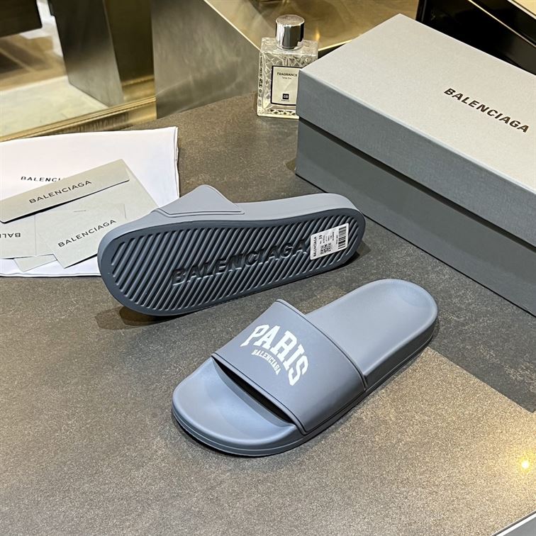 BALENCIAGA CITIES PARIS POOL SLIDE SANDAL - BBD008