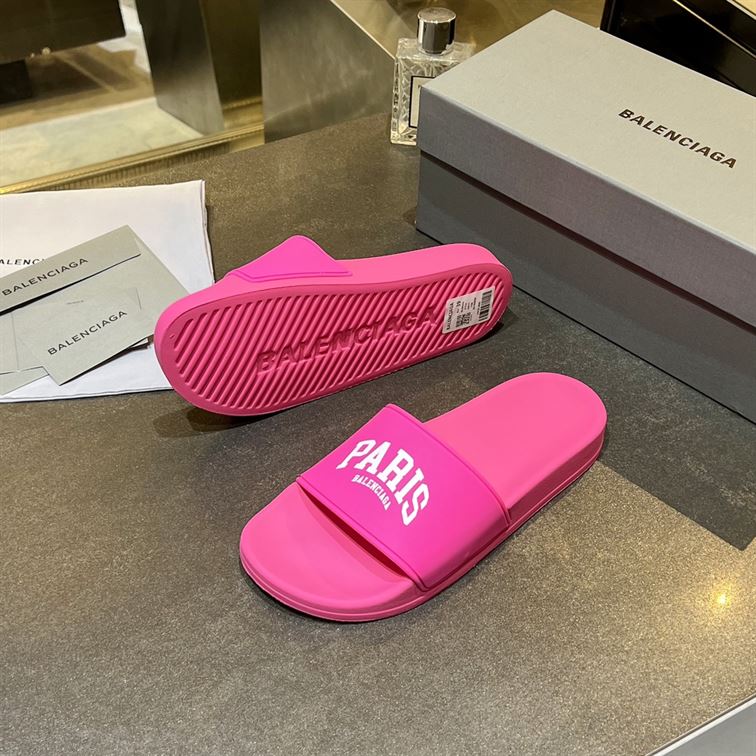 BALENCIAGA CITIES PARIS POOL SLIDE SANDAL - BBD010