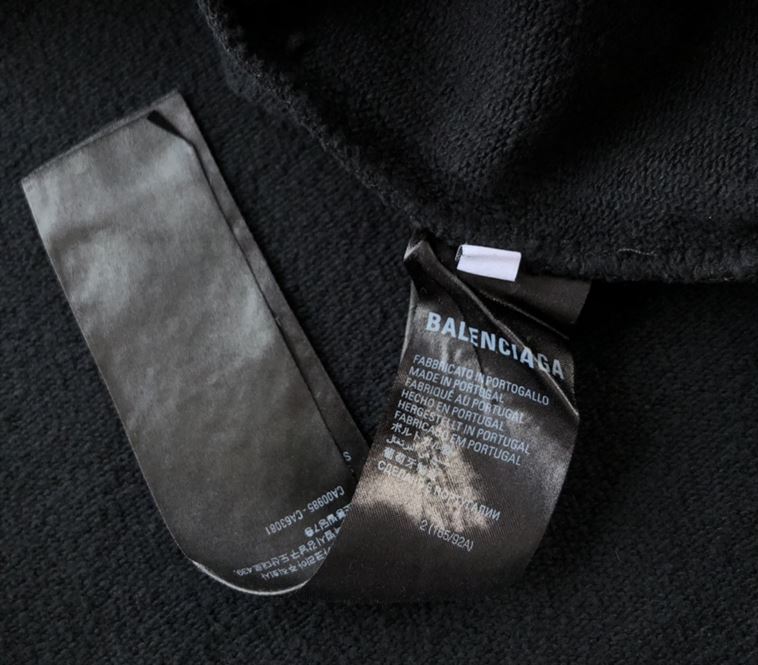 BALENCIAGA RAINBOW LOGO PRINT HOODIE - BH011