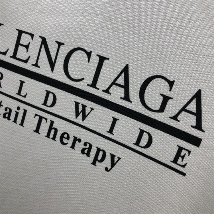 BALENCIAGA RETAIL THERAPY LOGO HOODIE - BH006