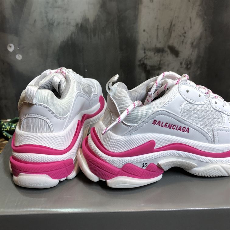 BALENCIAGA TRIPLE S 1.0 IN WHITE AND PINK - BLA023