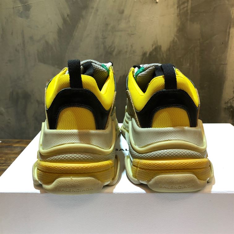 BALENCIAGA TRIPLE S TRAINER YELLOW GREEN - BLA029