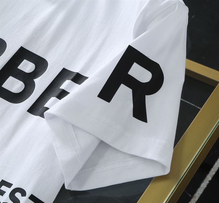 BURBERRY HORSEFERRY PRINT COTTON OVERSIZED T-SHIRT - BRS002