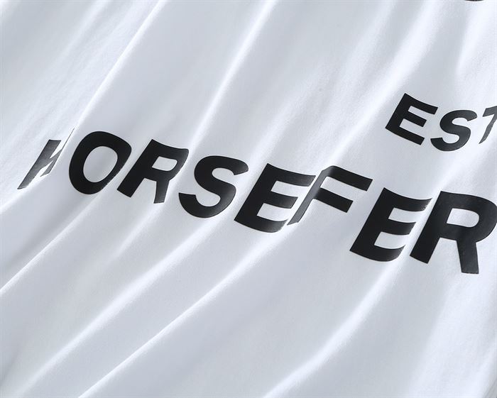 BURBERRY HORSEFERRY PRINT COTTON OVERSIZED T-SHIRT - BRS002