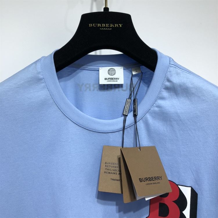 BURBERRY LETTER GRAPHIC COTTON OVERSIZED T-SHIRT - BRS020