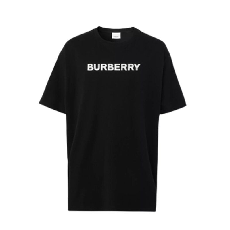 BURBERRY LOGO PRINT OVERSIZED T-SHIRT - BRS007