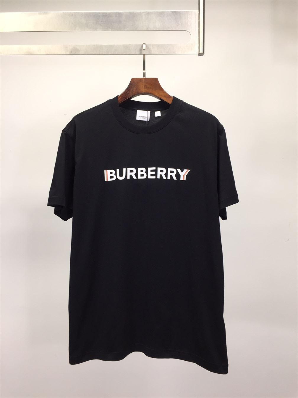 BURBERRY LOGO PRINT OVERSIZED T-SHIRT - BRS007