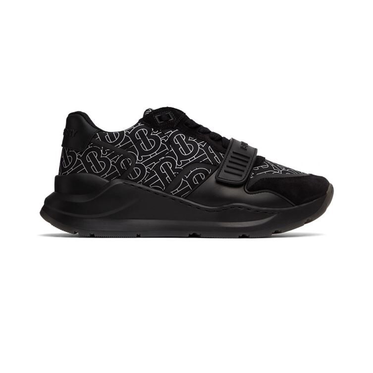 BURBERRY MONOGRAM PRINT NYLON SNEAKERS - BBR002