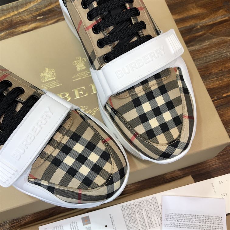 BURBERRY VINTAGE CHECK COTTON SNEAKER - BBR011