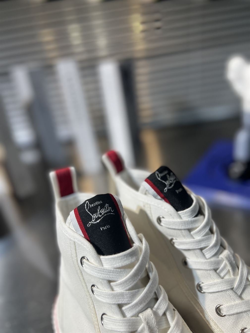 CHRISTIAN LOUBOUTIN PEDRO JUNIOR HIGH-TOP SNEAKERS - CLS026