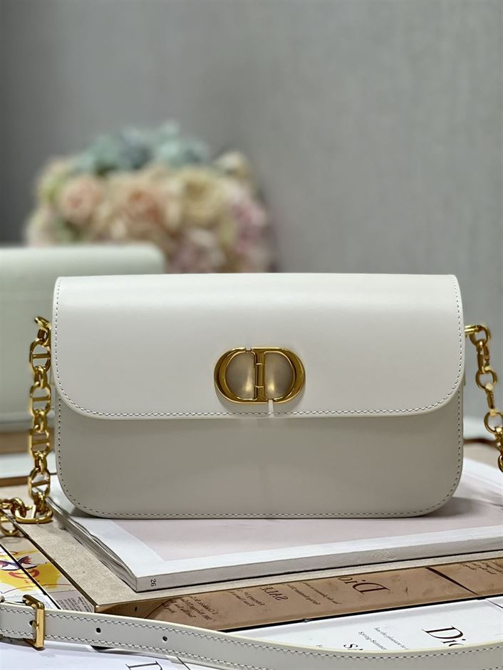 DIOR 30 MONTAIGNE AVENUE BAG LATTE BOX CALFSKIN