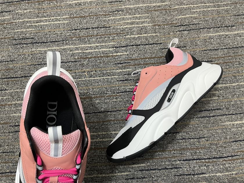 DIOR B22 SNEAKER PINK WHITE BLACK - DO104