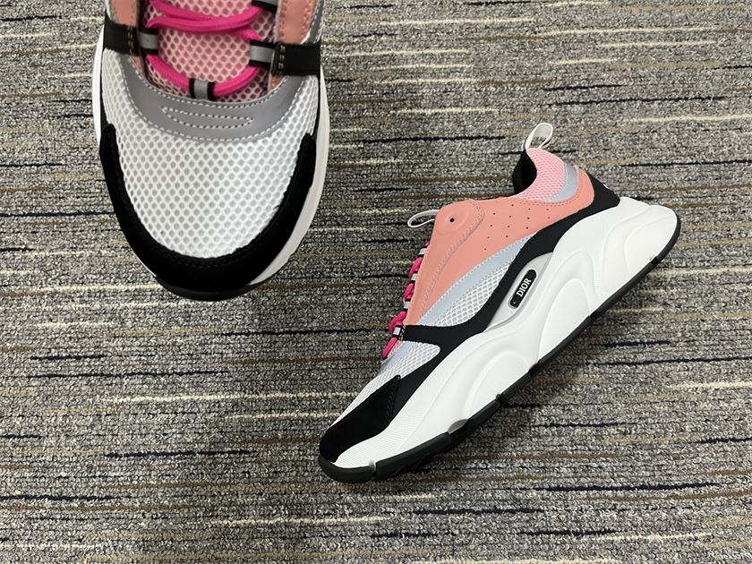 DIOR B22 SNEAKER PINK WHITE BLACK - DO104