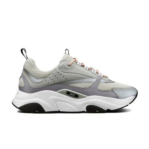 DIOR B22 SNEAKERS IN GREY AND WHITE - DO005