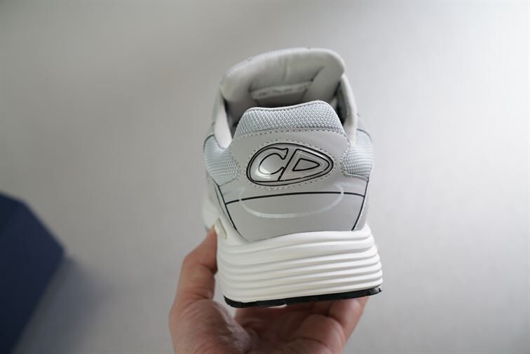 DIOR B30 SNEAKER GRAY MESH AND TECHNICAL FABRIC - DO073