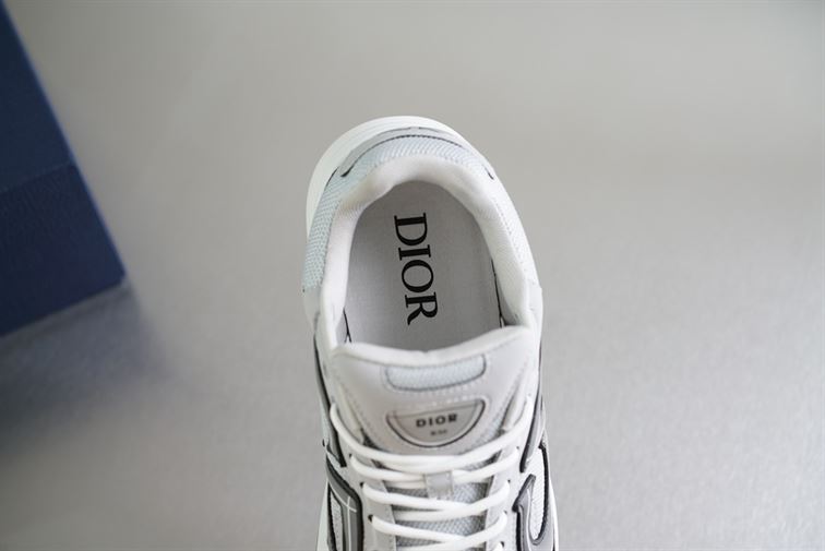 DIOR B30 SNEAKER GRAY MESH AND TECHNICAL FABRIC - DO073