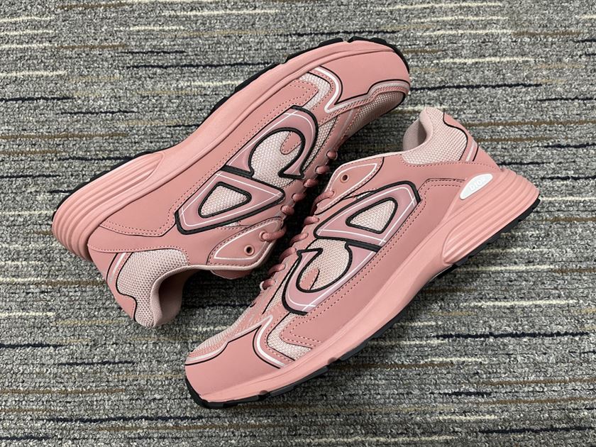 DIOR B30 SNEAKER PINK MESH AND TECHNICAL FABRIC - DO108
