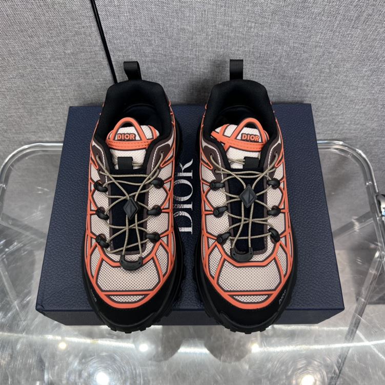 DIOR B31 RUNNER SNEAKER BEIGE ORANGE - DO096