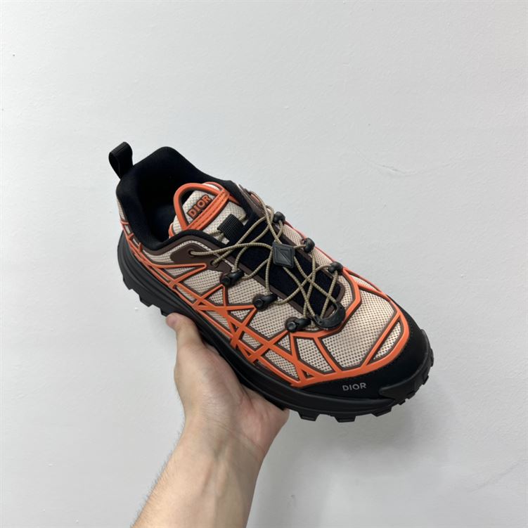 DIOR B31 RUNNER SNEAKER BEIGE ORANGE - DO096