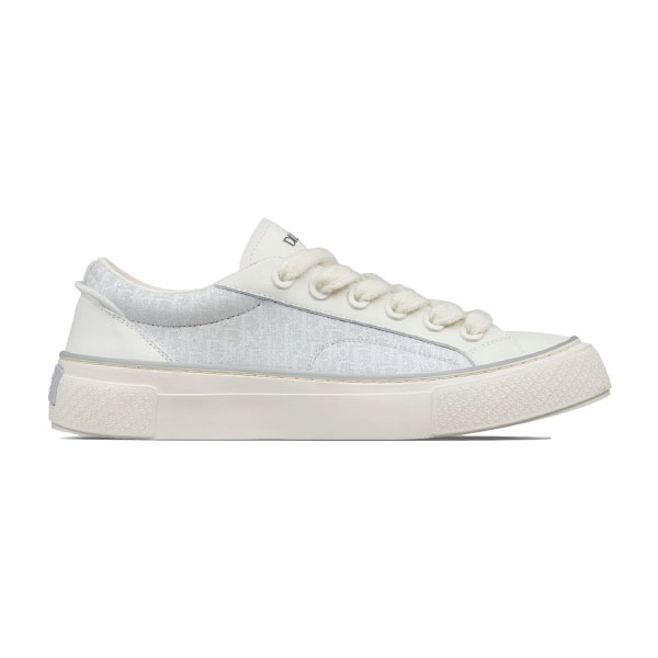 DIOR B33 SNEAKER WHITE SMOOTH CALFSKIN OBLIQUE JACQUARD - DO134