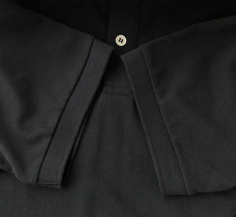 DIOR CD ICON POLO SHIRT BLACK COTTON PIQUÃ‰ - DOT026