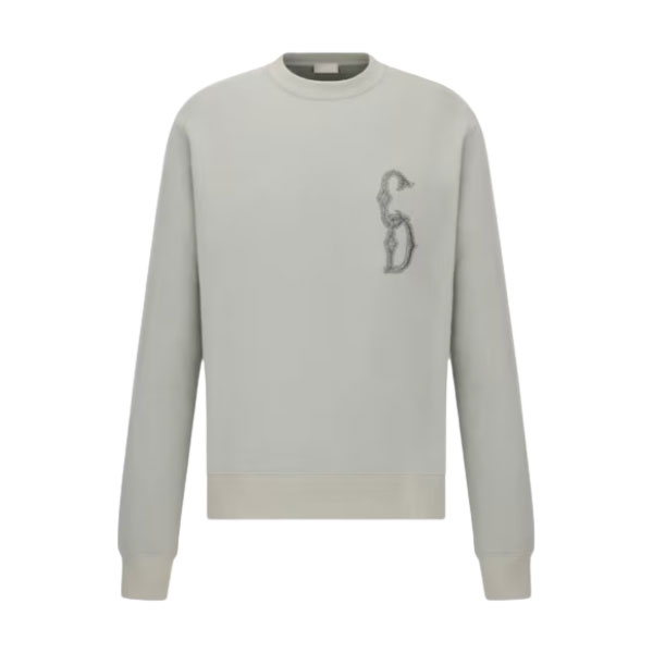DIOR CD INTERLACED REGULAR-FIT SWEATSHIRT - DOS029