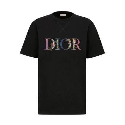 DIOR FLOWER LOGO T-SHIRT - DOT004