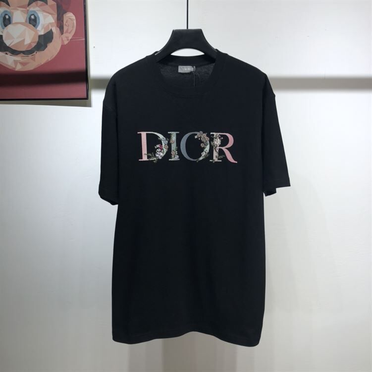 DIOR FLOWER LOGO T-SHIRT - DOT004