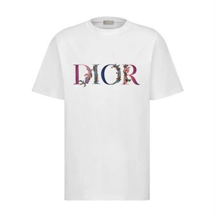 DIOR FLOWER LOGO T-SHIRT - DOT005