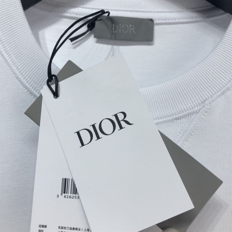 DIOR FLOWER LOGO T-SHIRT - DOT005