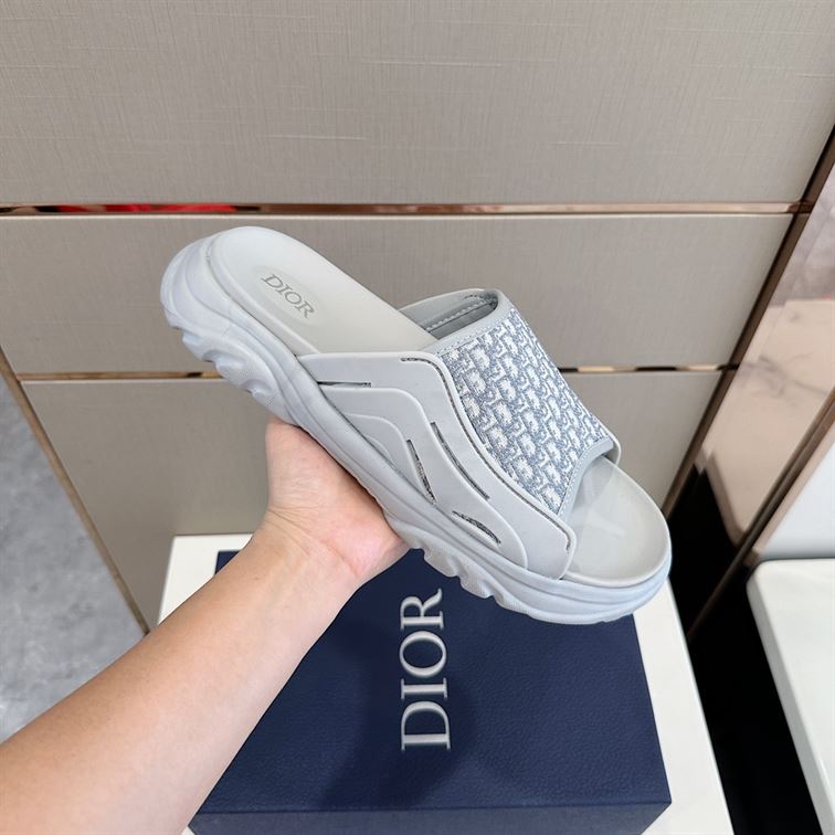 DIOR H-TOWN SANDAL GRAY RUBBER - DS003