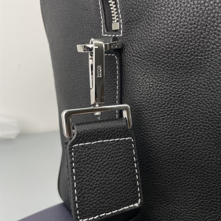 DIOR LINGOT 50 BAG BLACK GRAINED CALFSKIN - DIO020