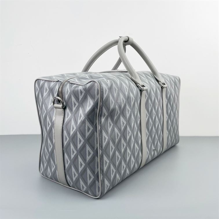 DIOR LINGOT 50 BAG GRAY CD DIAMOND CANVAS - DIO029