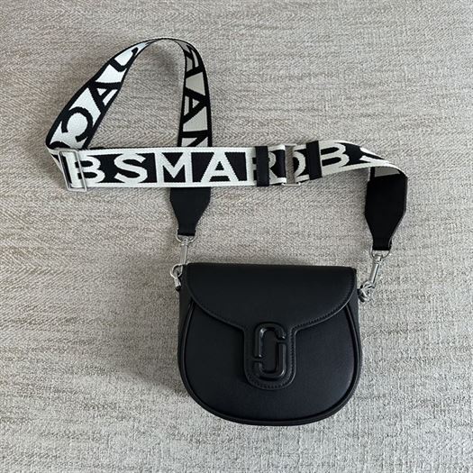 DIOR MARC JACOBS THE J MACRC BLACK SADDLE BAG