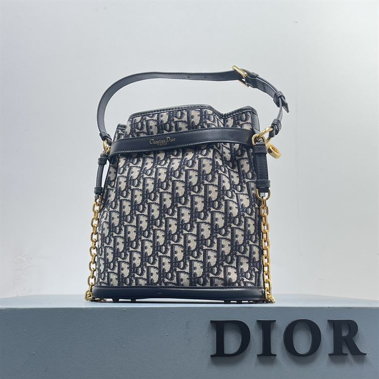 DIOR MEDIUM C EST DIOR BAG BLUE