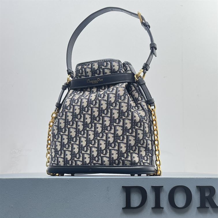 DIOR MEDIUM C EST DIOR BAG BLUE