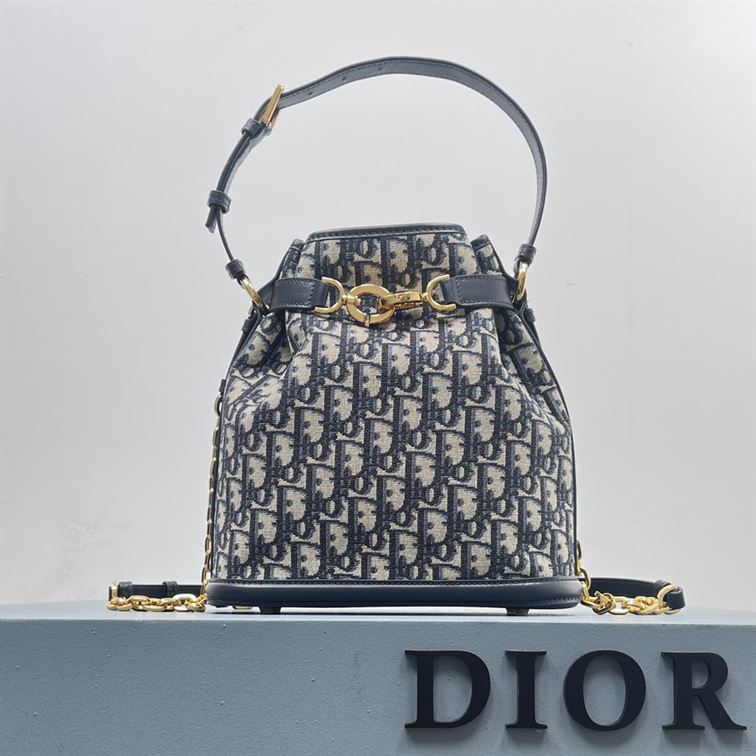 DIOR MEDIUM C EST DIOR BAG BLUE