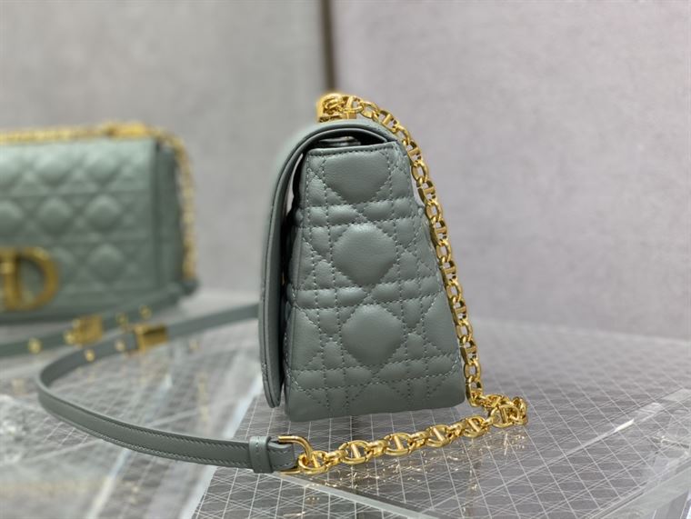 DIOR MEDIUM DIOR CARO BAG ETHEREAL GRAY