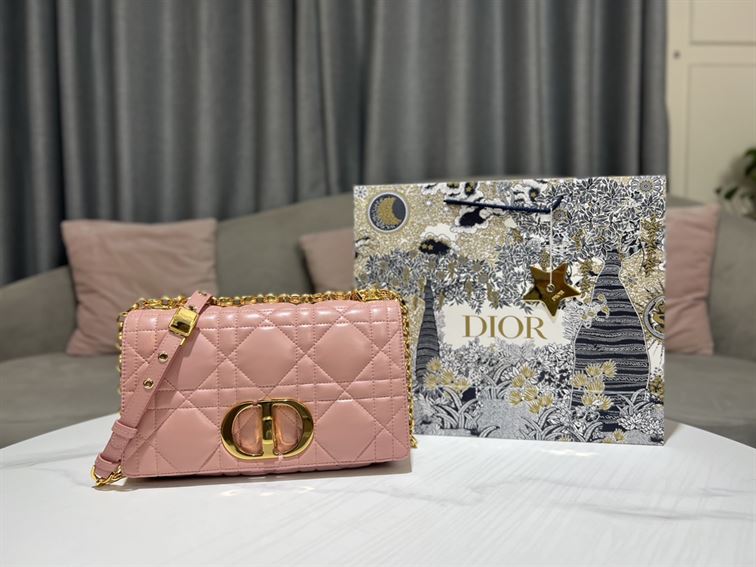 DIOR MEDIUM DIOR CARO BAG ROSE DES VENTS