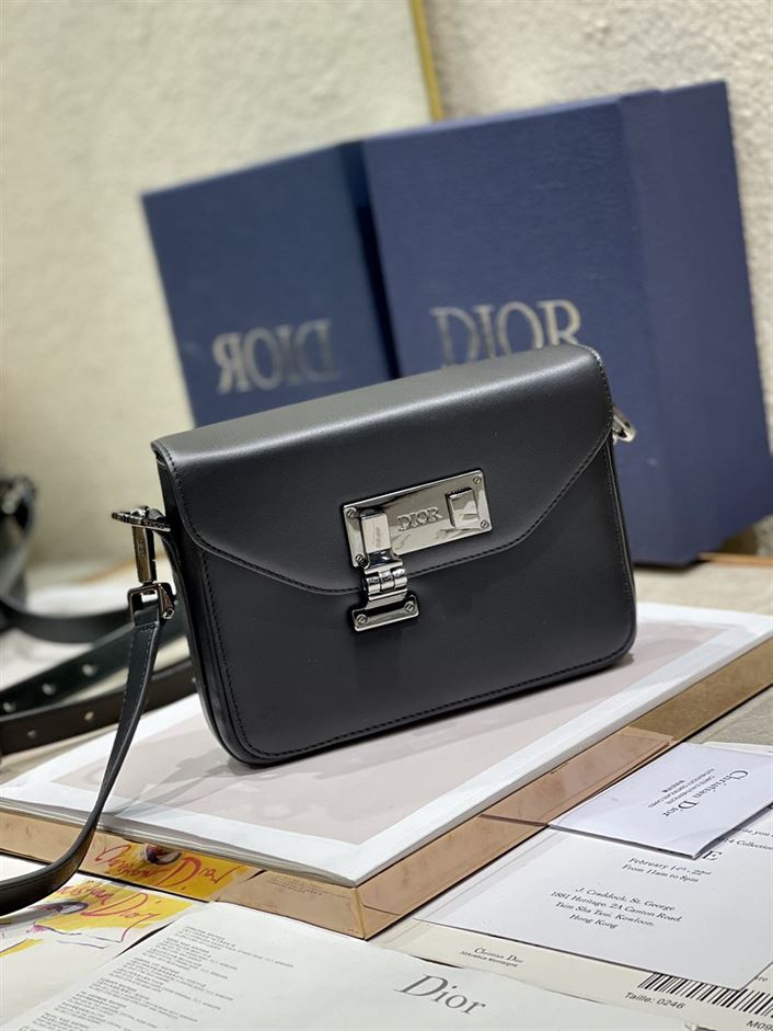 DIOR MESSENGER POUCH OBLIQUE GALAXY BLACK