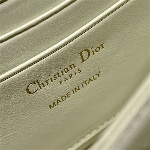 DIOR MISS DIOR MINI BAG BEIGE CANNAGE LAMBSKIN