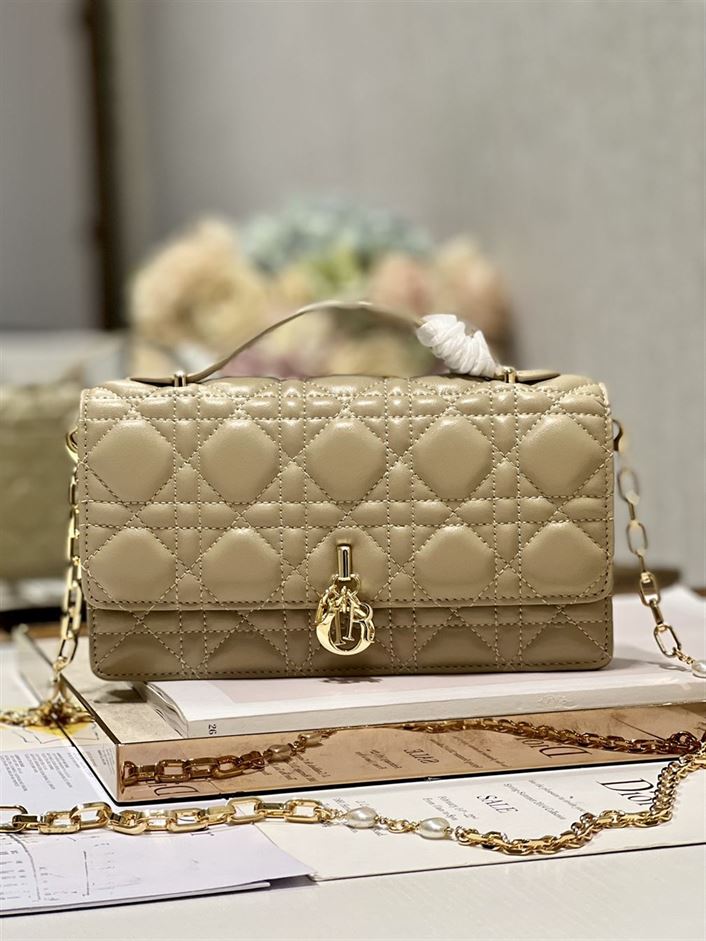 DIOR MISS DIOR MINI BAG CANNAGE LAMBSKIN